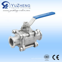 3PC Clamp End Ball Valve